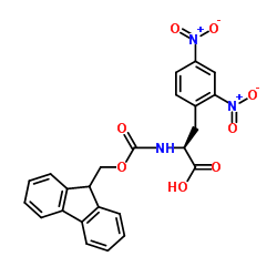 Fmoc-L-2,4-二硝基苯丙氨酸结构式