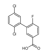 3-(2,5-dichlorophenyl)-4-fluorobenzoic acid结构式