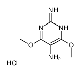 2,5-二氨基-4,6-二甲氧基嘧啶盐酸盐结构式