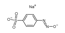 (E)-4-hydroxyazo-benzenesulfonic acid , disodium-salt Structure