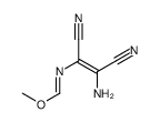 Methanimidic acid,N-(2-amino-1,2-dicyanoethenyl)-,methyl ester Structure