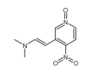 Dimethyl-[2-(4-nitro-1-oxy-pyridin-3-yl)-vinyl]-am结构式
