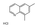 6,8-二甲基喹啉盐酸盐结构式