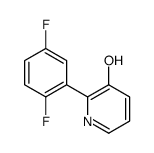 2-(2,5-difluorophenyl)pyridin-3-ol结构式