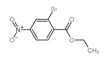2-溴-4-硝基苯甲酸乙酯结构式
