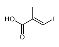 3-iodo-2-methylprop-2-enoic acid结构式