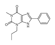 1-methyl-8-phenyl-3-propyl-7H-purine-2,6-dione Structure