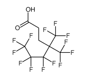 5,5,6,6,7,7,7-Heptafluoro-4,4-bis(trifluoromethyl)heptanoic acid Structure