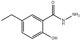 5-乙基-2-羟基苯甲酰肼结构式