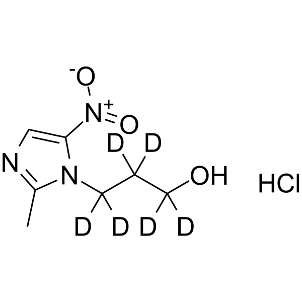 Ternidazole-d6 hydrochloride Structure