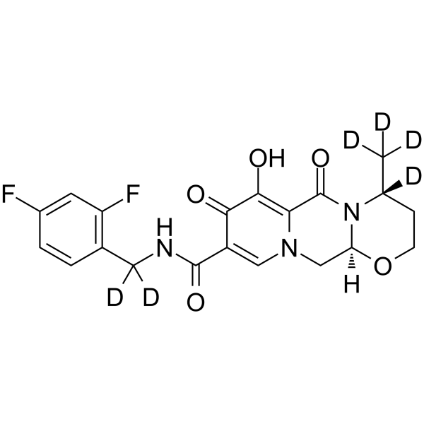 Dolutegravir-d6结构式