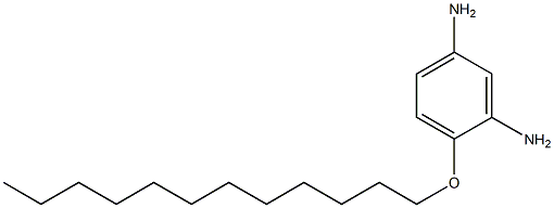 1-十二烷氧基-2,4-苯二胺结构式