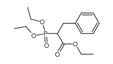 diethyl 2-phenyl-1-(ethoxycarbonyl)ethylphosphonate Structure