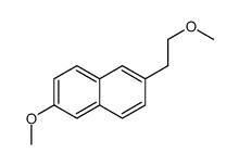 2-methoxy-6-(2-methoxyethyl)naphthalene Structure