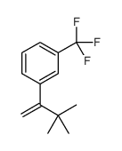 Benzene, 1-(2,2-dimethyl-1-methylenepropyl)-3-(trifluoromethyl)- Structure