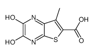 1,2,3,4-四氢-7-甲基-2,3-二氧代-噻吩并[2,3-b]吡嗪-6-羧酸结构式