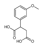 2-(3-methoxyphenyl)butanedioic acid Structure
