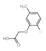 (2-氯-5-甲基苯氧基)-乙酸结构式