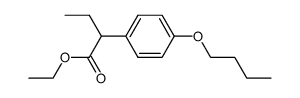 ethyl 2-(4-butoxyphenyl)butanoate Structure