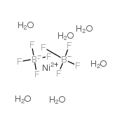 Nickel(II) tetrafluoroborate hexahydrate Structure
