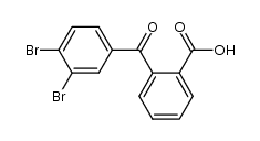 2-(3,4-Dibromobenzoyl)benzoic acid Structure