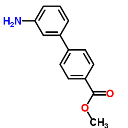 Methyl 3'-amino-4-biphenylcarboxylate Structure