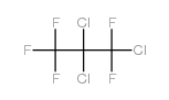 1,2,2-三氯五氟丙烷结构式