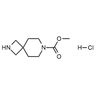 2,7-二氮杂螺[3.5]壬烷-7-羧酸甲酯盐酸盐结构式