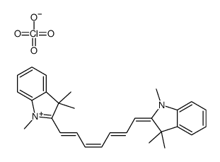 3-Methyl-2-((p-((3-methyl-2-benzothiazolinylidene)phenylhydrazino)phenyl)azo)benzothiazoliumperchlorate结构式