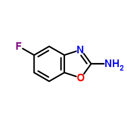 2-氨基-5-氟苯并恶唑结构式