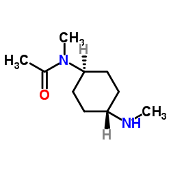 N-Methyl-N-[trans-4-(methylamino)cyclohexyl]acetamide Structure