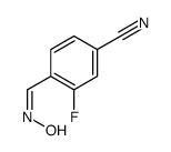 3-fluoro-4-(hydroxyiminomethyl)benzonitrile Structure