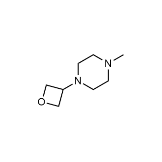 1-甲基-4-(氧杂环丁烷-3-基)哌嗪结构式
