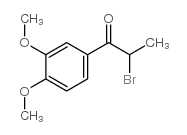 2-溴-3-4-二甲氧基苯丙酮结构式