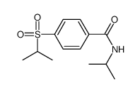 N-Isopropyl-p-(isopropylsulfonyl)benzamide结构式