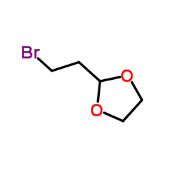 2-(2-溴乙基)-1,3-二氧戊环结构式