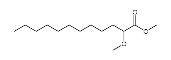 2-methoxy-dodecanoic acid methyl ester结构式