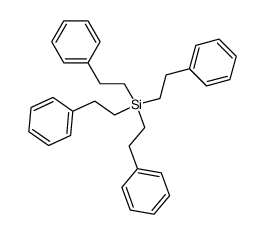 tetraphenethyl-silane Structure