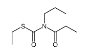 S-ethyl N-propanoyl-N-propylcarbamothioate Structure