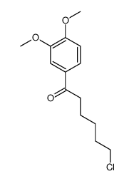 1-CHLORO-6-(3,4-DIMETHOXYPHENYL)-6-OXOHEXANE结构式