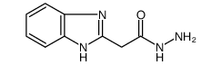 (1H-苯并咪唑-2-基)-乙酸肼结构式