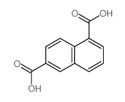 naphthalene-1,6-dicarboxylic acid Structure