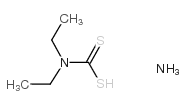 二乙基二硫代氨基甲酸铵结构式