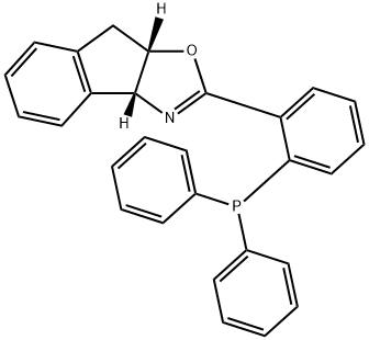(3AR,8aS)-2[2-(二苯基膦基)苯基]-3a,8a-dihydroindane[1,2-d]噁唑结构式