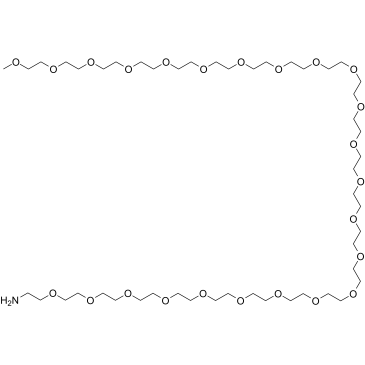 氨基二十四甘醇单甲醚结构式