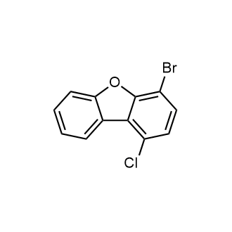 4-溴-1-氯二苯并[b,d]呋喃结构式