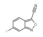 6-氟苯并[c]异噁唑-3-甲腈结构式