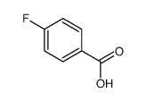 4-fluorobenzoic acid Structure