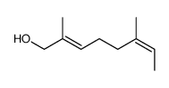 2,6-dimethylocta-2,6-dien-1-ol Structure