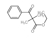 2,2-二甲基-3-氧代-3-苯基丙酸乙酯结构式